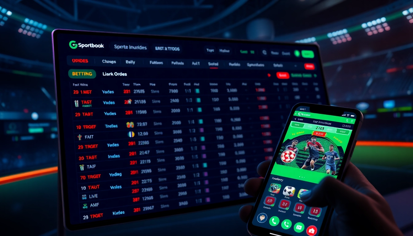 Fairplay Club online betting platform with vibrant sports betting interface on a smartphone screen, highlighting trust and user engagement for better conversions.